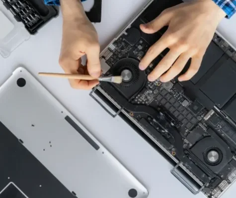 iMac repair specialist working in Mulgrave workshop