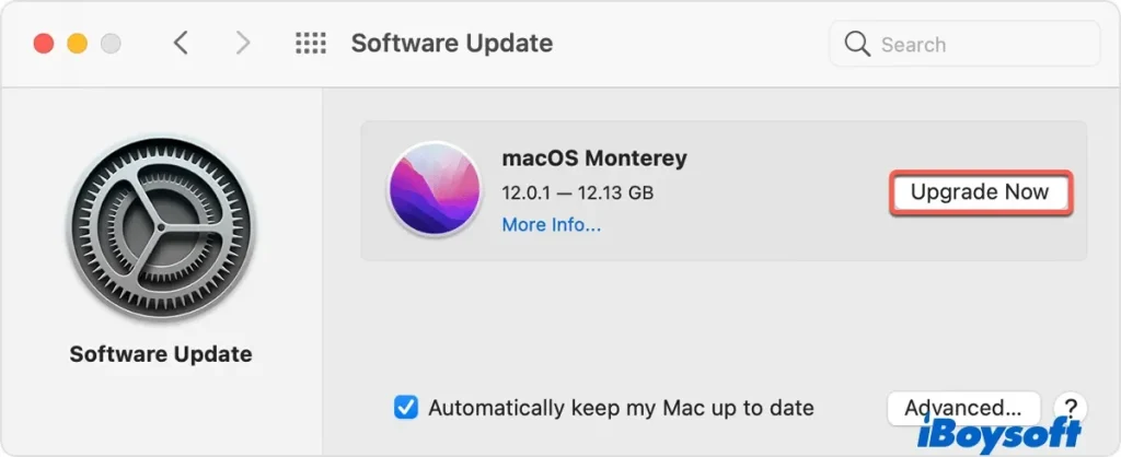 Update Mac OS