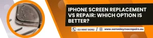 iPhone Screen Replacement vs Repair